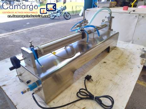 Llenadora de sobremesa de acero inoxidable para lquidos de 10 a 250 ml