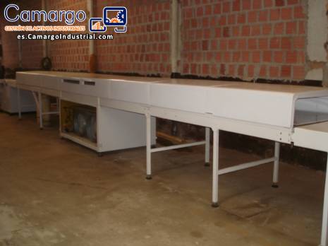 T�nel de enfriamiento industrial