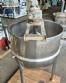 Olla de acero inoxidable, 300 litros.