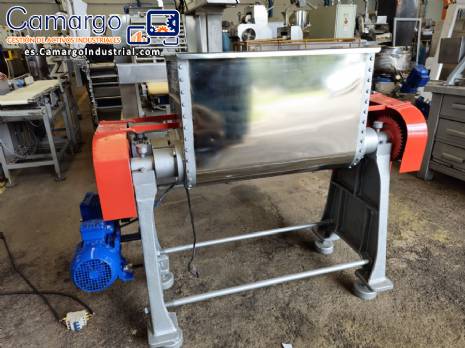 Mezclador Sigma Fabbe de acero inoxidable de 130 litros