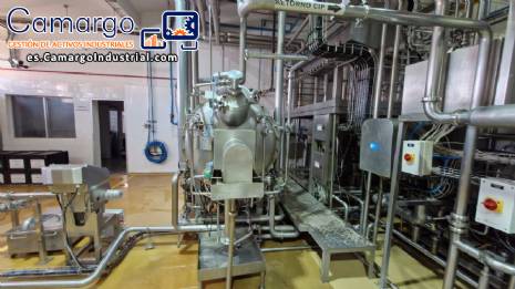 L�nea de producci�n de mermeladas, salsas, toppings y jarabes, 450 toneladas.