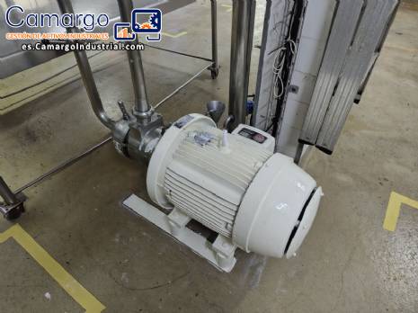 Molino coloidal de acero inoxidable REX-III/II/K Meteor de 40 HP