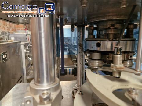 Cerradora de latas autom�tica de acero inoxidable Levapack