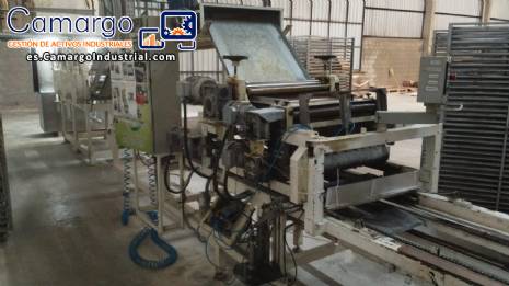 L�nea continua autom�tica para la producci�n y deshidrataci�n de pasta fresca casera.
