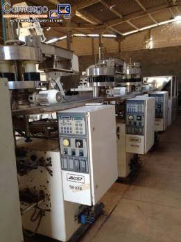 L�nea para producci�n de palomitas de ma�z ma�z molido y ma�z