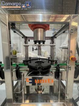 Rosqueadeira inox com 1 cabe�ote Uniti 1000 tampas/hora