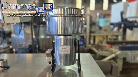 Molinillo de acero inoxidable para encimera, ideal para especias, granos, hierbas y pimienta, marca Zhejiang Horus Appliance HR-50B.