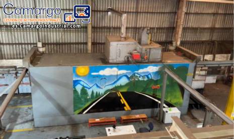 L�nea de pintura industrial para pintura l�quida