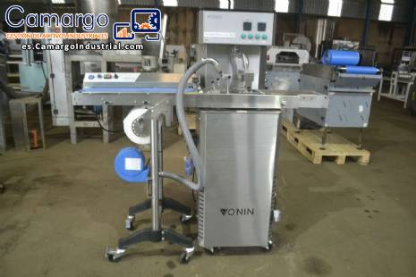 Templadora con tapa de acero inoxidable Vonin 90 kg