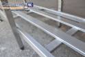 Mesa de acero inoxidable 700 mm x 2000 mm Euro Formas