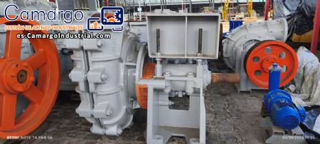 Bomba centrfuga Weir Warman 300 FL para lodos abrasivos de alta resistencia