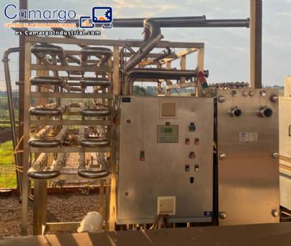 Pasteurizador de acero inoxidable VT 40 15.000 litros/h