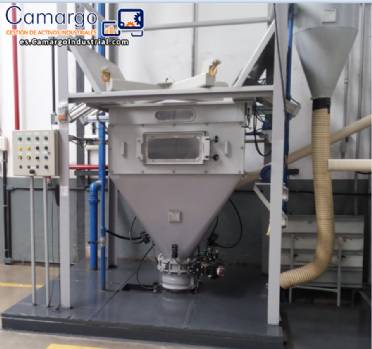 Pesaje y mezcla el sistema din�mico de aire para polvo granular