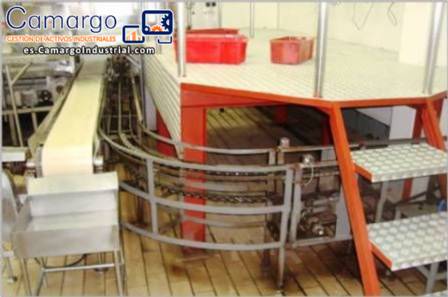 L�nea de pasteurizar y envasar leche