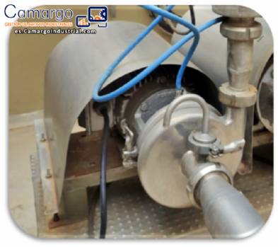 Bomba centr�fuga sanitaria Triclover de acero inoxidable, 15 m�/h