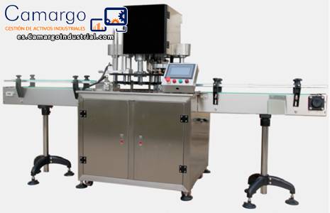M�quina autom�tica de sellado y taponado de latas Hualian Machinery