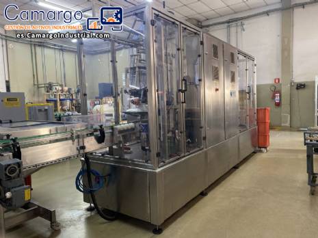 Aplicador autom�tico de t�nel de contracci�n para etiquetas de funda de EPET de Brasil