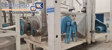 L�nea de producci�n de pan rallado: 15 toneladas por d�a.