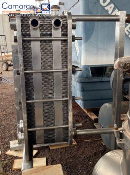 Intercambiador de calor de acero inoxidable Brasholanda Intercambiador de calor de acero inoxidable Brasholanda