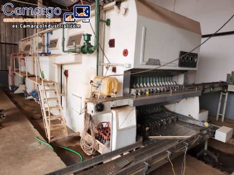 Lavadora-enjuagadora de botellas de vidrio Lavadora-enjuagadora de botellas de vidrio