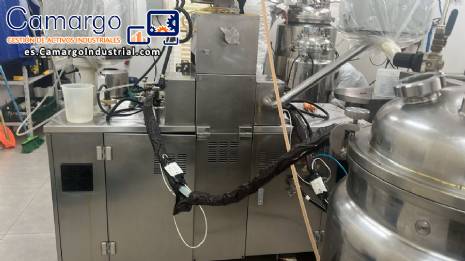 Línea de producción de cápsulas de gel blando, con capacidad para encapsular hasta 24.000 cápsulas por hora. Línea de producción de cápsulas de gel blando, con capacidad para encapsular hasta 24.000 cápsulas por hora.