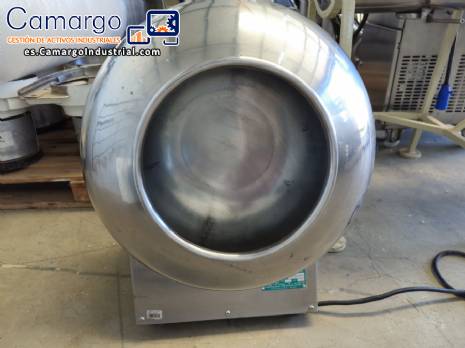 Máquina de recubrimiento de sobremesa Lemaq de 10 kg en acero inoxidable Máquina de recubrimiento de sobremesa Lemaq de 10 kg en acero inoxidable